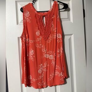 Daniel Rainn Coral Lace Top